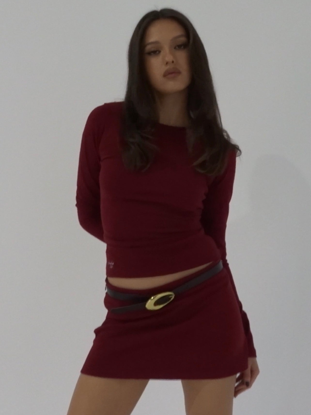 Skivvy Skirt - Merlot