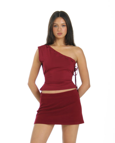 Skivvy Skirt - Merlot